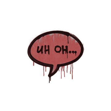 Sealed Graffiti | Uh Oh (Blood Red)