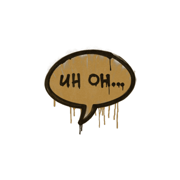 Sealed Graffiti | Uh Oh (Desert Amber)