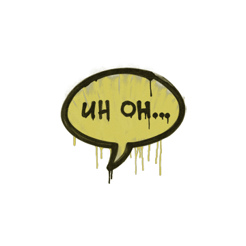 Sealed Graffiti | Uh Oh (Tracer Yellow)