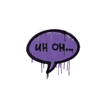 Sealed Graffiti | Uh Oh (Monster Purple)