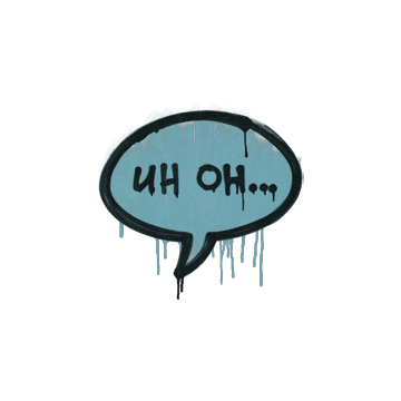 Sealed Graffiti | Uh Oh (Wire Blue)