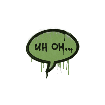 Sealed Graffiti | Uh Oh (Battle Green)