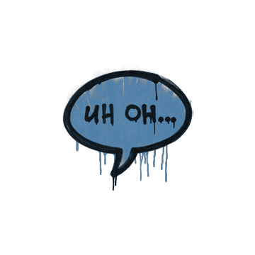 Sealed Graffiti | Uh Oh (Monarch Blue)