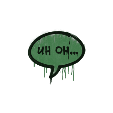 Sealed Graffiti | Uh Oh (Jungle Green)