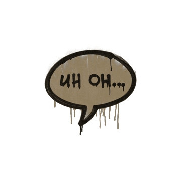 Sealed Graffiti | Uh Oh (Dust Brown)
