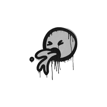 Sealed Graffiti | Puke (Shark White)