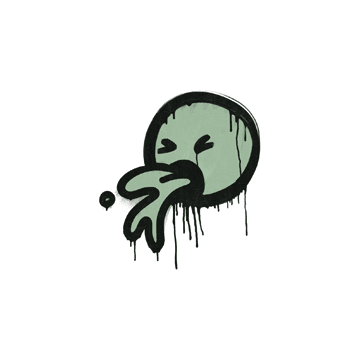 Sealed Graffiti | Puke (Cash Green)