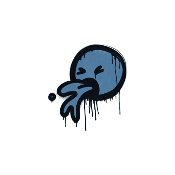 Sealed Graffiti | Puke (Monarch Blue)