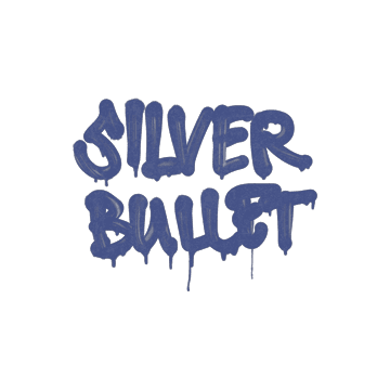 Sealed Graffiti | Silver Bullet (SWAT Blue)