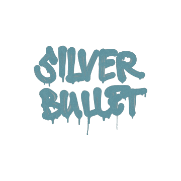 Sealed Graffiti | Silver Bullet (Wire Blue)