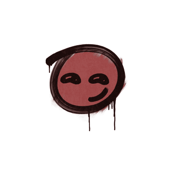 Sealed Graffiti | Smirk (Blood Red)
