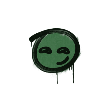 Sealed Graffiti | Smirk (Jungle Green)