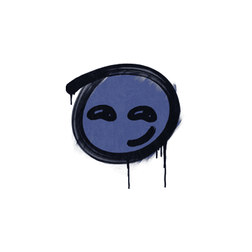 Sealed Graffiti | Smirk (SWAT Blue)
