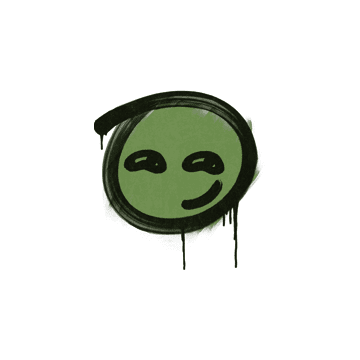 Sealed Graffiti | Smirk (Battle Green)