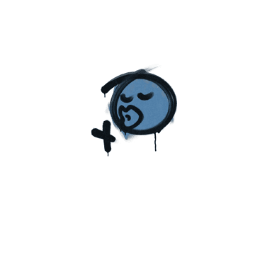 Sealed Graffiti | Smooch (Monarch Blue)