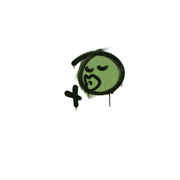 Sealed Graffiti | Smooch (Battle Green)