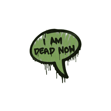 Sealed Graffiti | Dead Now (Battle Green)