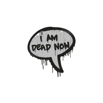 Sealed Graffiti | Dead Now (Shark White)