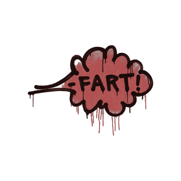 Sealed Graffiti | Fart (Blood Red)