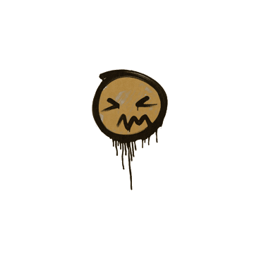 Sealed Graffiti | Grimace (Desert Amber)