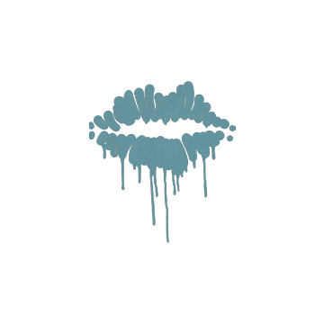 Sealed Graffiti | Kiss (Wire Blue)