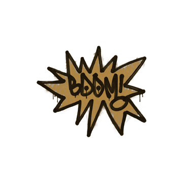 Sealed Graffiti | BOOM (Desert Amber)