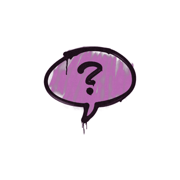 Sealed Graffiti | Question Mark (Bazooka Pink)