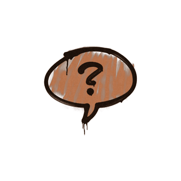 Sealed Graffiti | Question Mark (Tiger Orange)