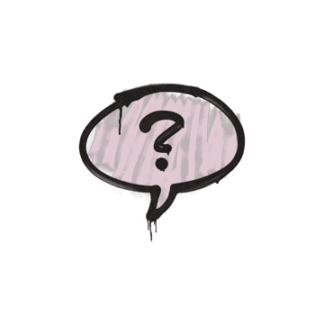 Sealed Graffiti | Question Mark (War Pig Pink)