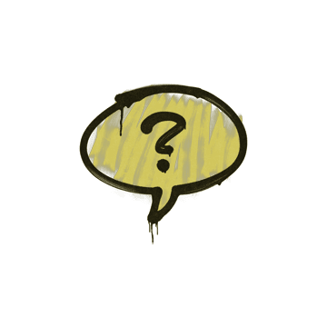 Sealed Graffiti | Question Mark (Tracer Yellow)