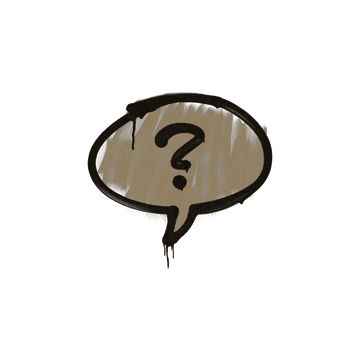 Sealed Graffiti | Question Mark (Dust Brown)