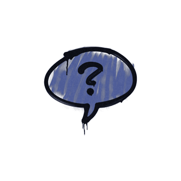 Sealed Graffiti | Question Mark (SWAT Blue)