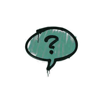 Sealed Graffiti | Question Mark (Frog Green)