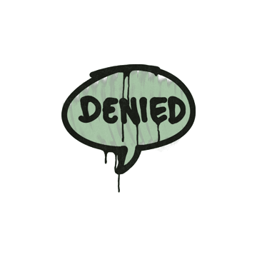 Sealed Graffiti | Denied (Cash Green)