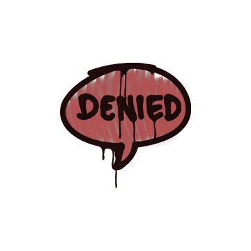 Sealed Graffiti | Denied (Blood Red)