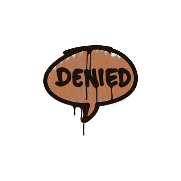 Sealed Graffiti | Denied (Tiger Orange)