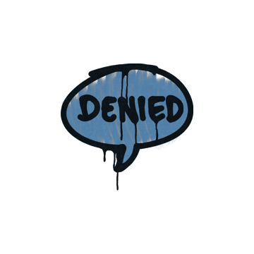 Sealed Graffiti | Denied (Monarch Blue)