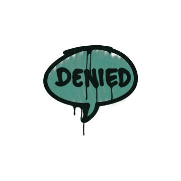 Sealed Graffiti | Denied (Frog Green)