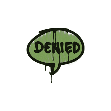 Sealed Graffiti | Denied (Battle Green)