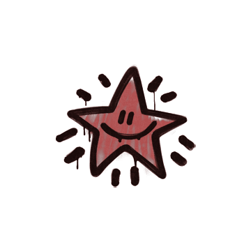 Sealed Graffiti | Shining Star (Blood Red)
