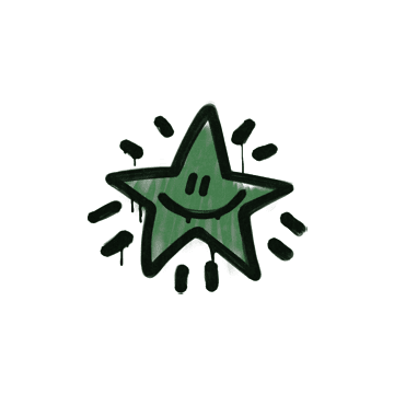 Sealed Graffiti | Shining Star (Jungle Green)