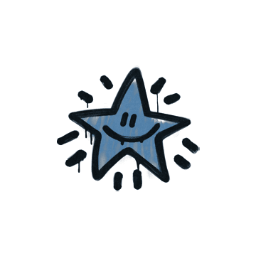 Sealed Graffiti | Shining Star (Monarch Blue)