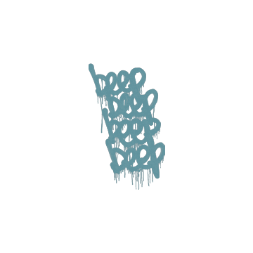 Sealed Graffiti | BEEP (Wire Blue)