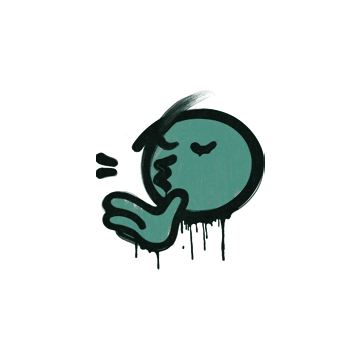 Sealed Graffiti | Chef Kiss (Frog Green)