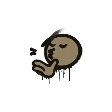 Sealed Graffiti | Chef Kiss (Dust Brown)