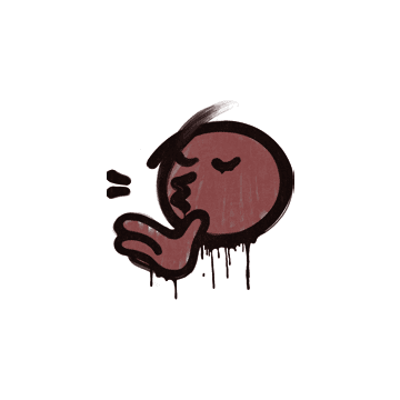 Sealed Graffiti | Chef Kiss (Brick Red)