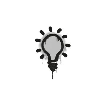 Sealed Graffiti | Lightbulb (Shark White)