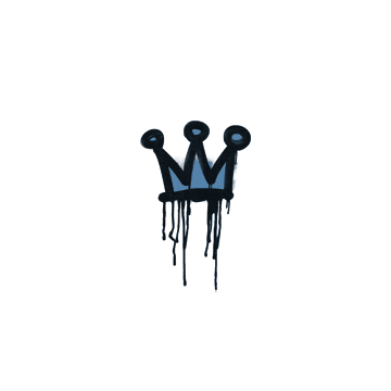 Sealed Graffiti | Little Crown (Monarch Blue)