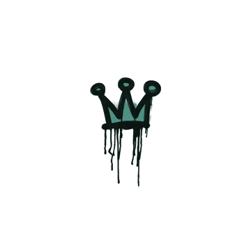 Sealed Graffiti | Little Crown (Frog Green)