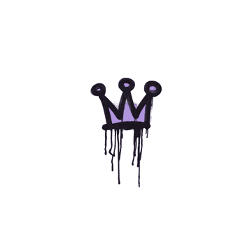 Sealed Graffiti | Little Crown (Violent Violet)